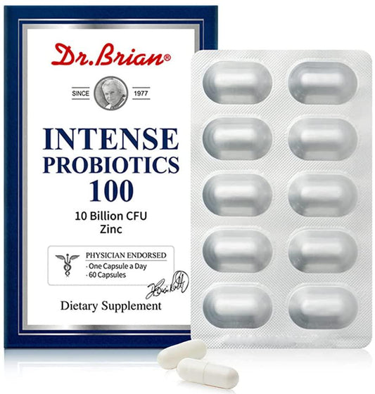 Dr.Brian Probiotics 10 Billion cfu Probiotics for Women Men Adults Constipation Relief Digestive Intestinal Health Immunity System