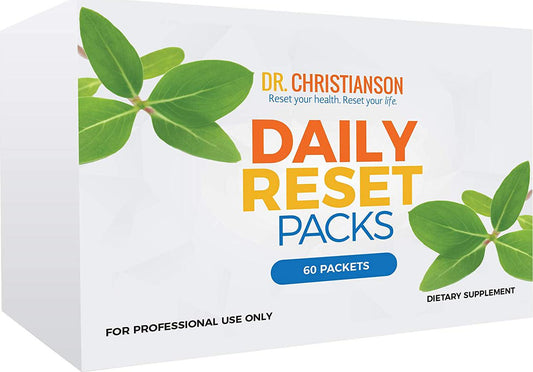 Dr. Christianson's Daily Reset Pack - Multi Vitamin, Fish Oil, Calcium, Vitamin D - 60 Individual Daily Packs