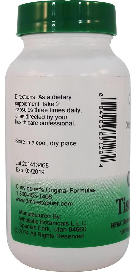 Dr.ChristopherS Formulas Complete Tissue Formula 100 Cap Pack of 3