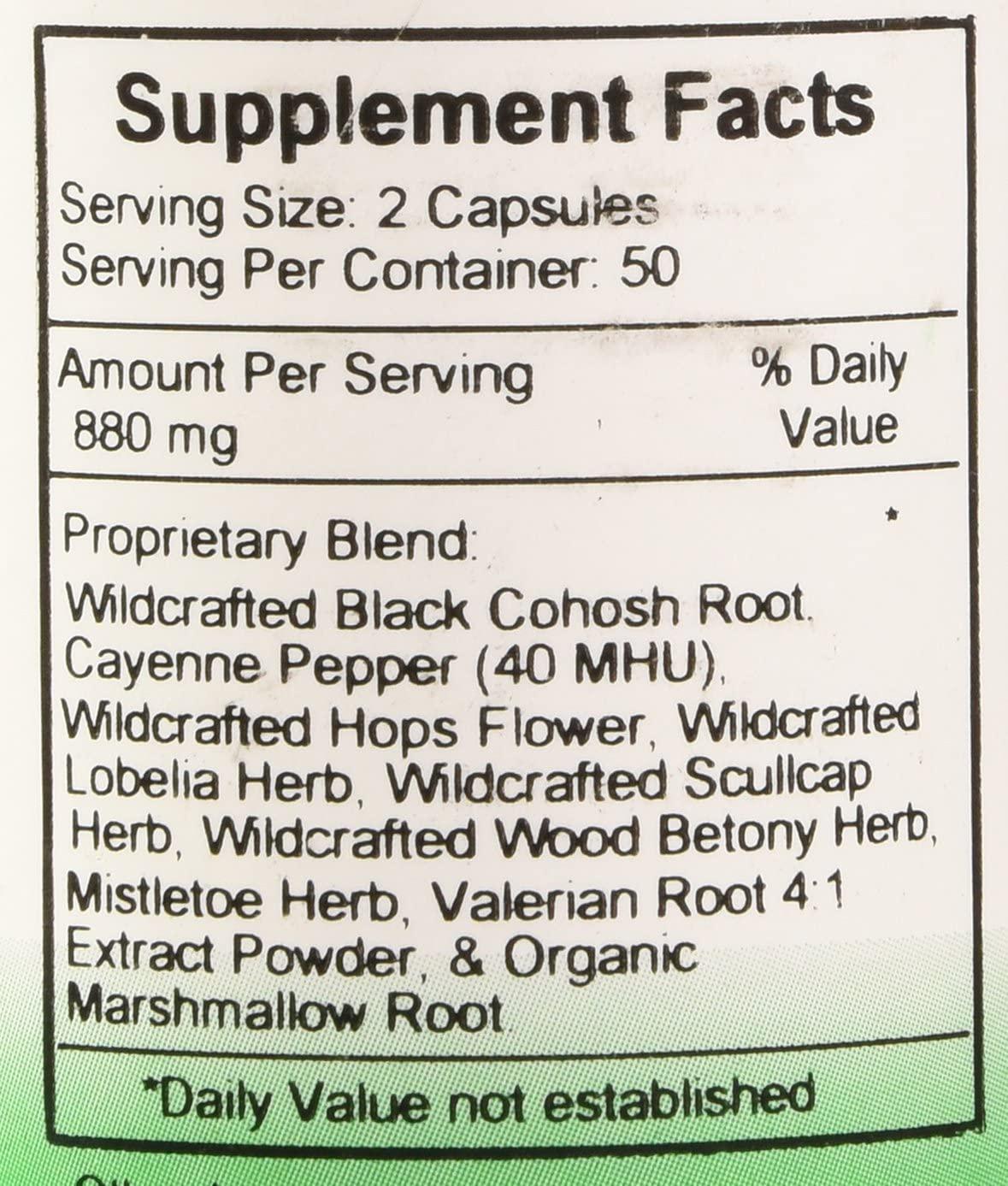 Dr Christopher&#039;s Formula Original Relax-Eze, 100 Count