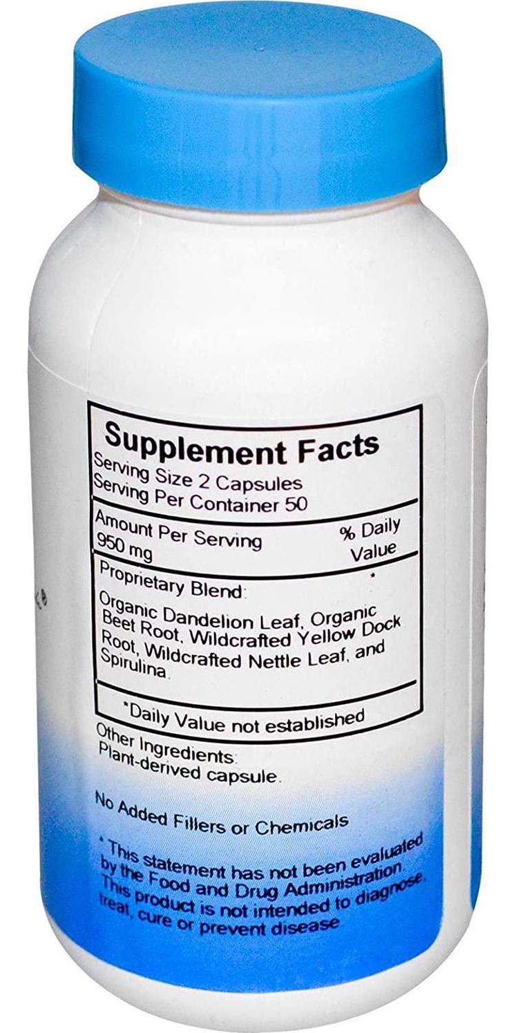 Dr. Christopher&#039;s Original Formulas - Herbal Iron Formula 450 Mg. - 100 Vegetarian Capsules