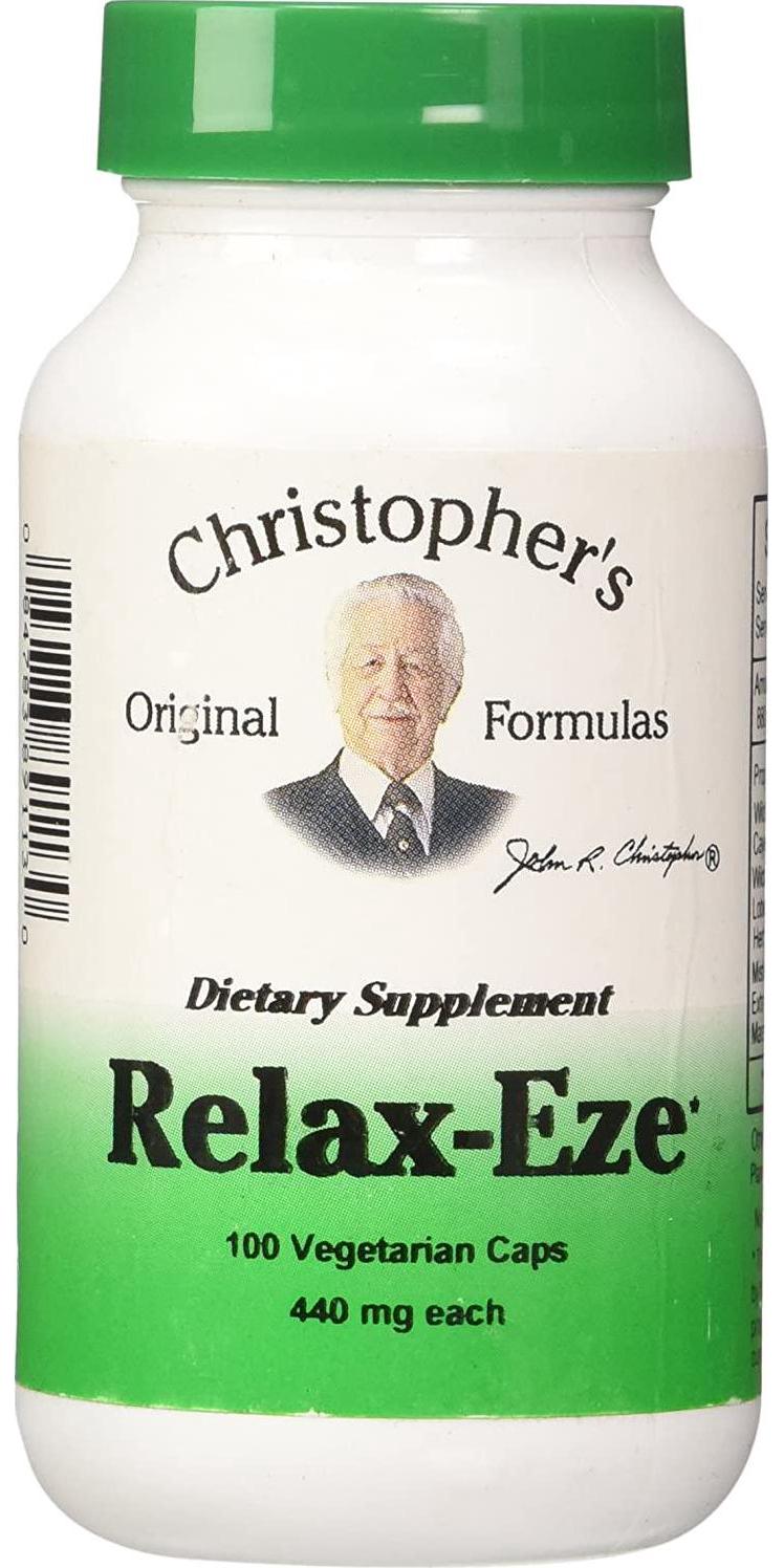 Dr Christopher&#039;s Formula Original Relax-Eze, 100 Count