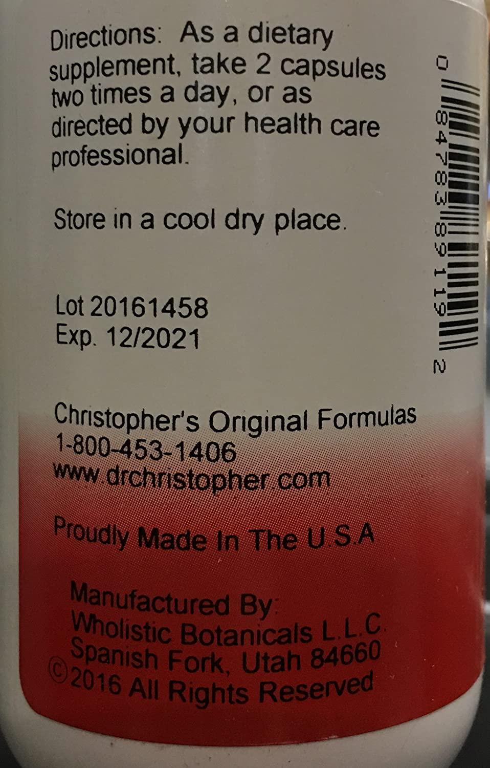 Dr. Christopher's Chest Formula (100 Caps)