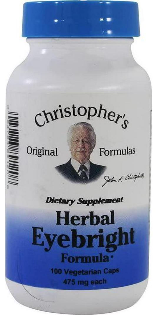 Dr. Christopher's Formulas Dr. Christopher'S: Herbal Eyebright, 100 Caps (2 Pack)