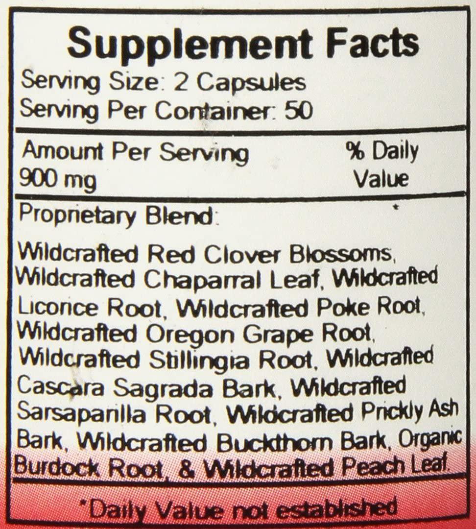 Dr. Christopher's Formula Dr. Christopher Blood Stream Formula 100 Vegetarian Caps, 450 Mg.