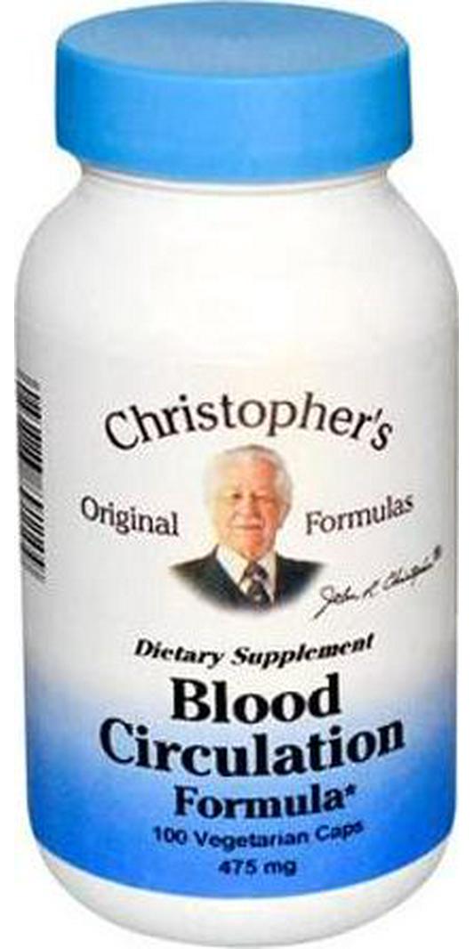 Dr. Christopher's Original Formulas - Blood Circulation Formula - 100 Vegetarian Capsules
