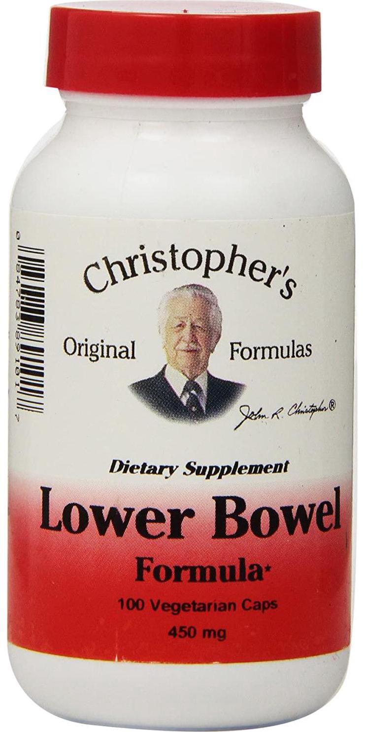 Dr. Christopher's Original Formulas Lower Bowel Formula Capsules, 100 Count