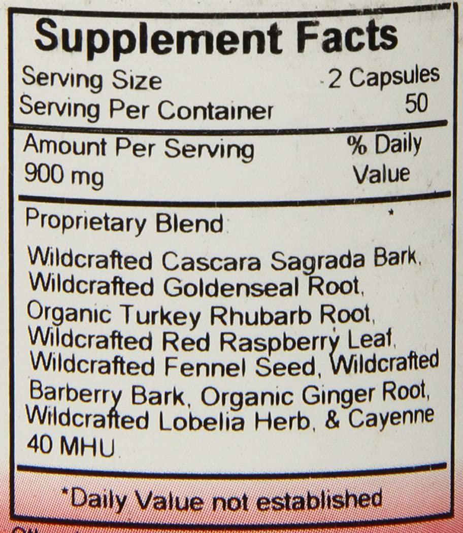 Dr. Christopher's Original Formulas Lower Bowel Formula Capsules, 100 Count