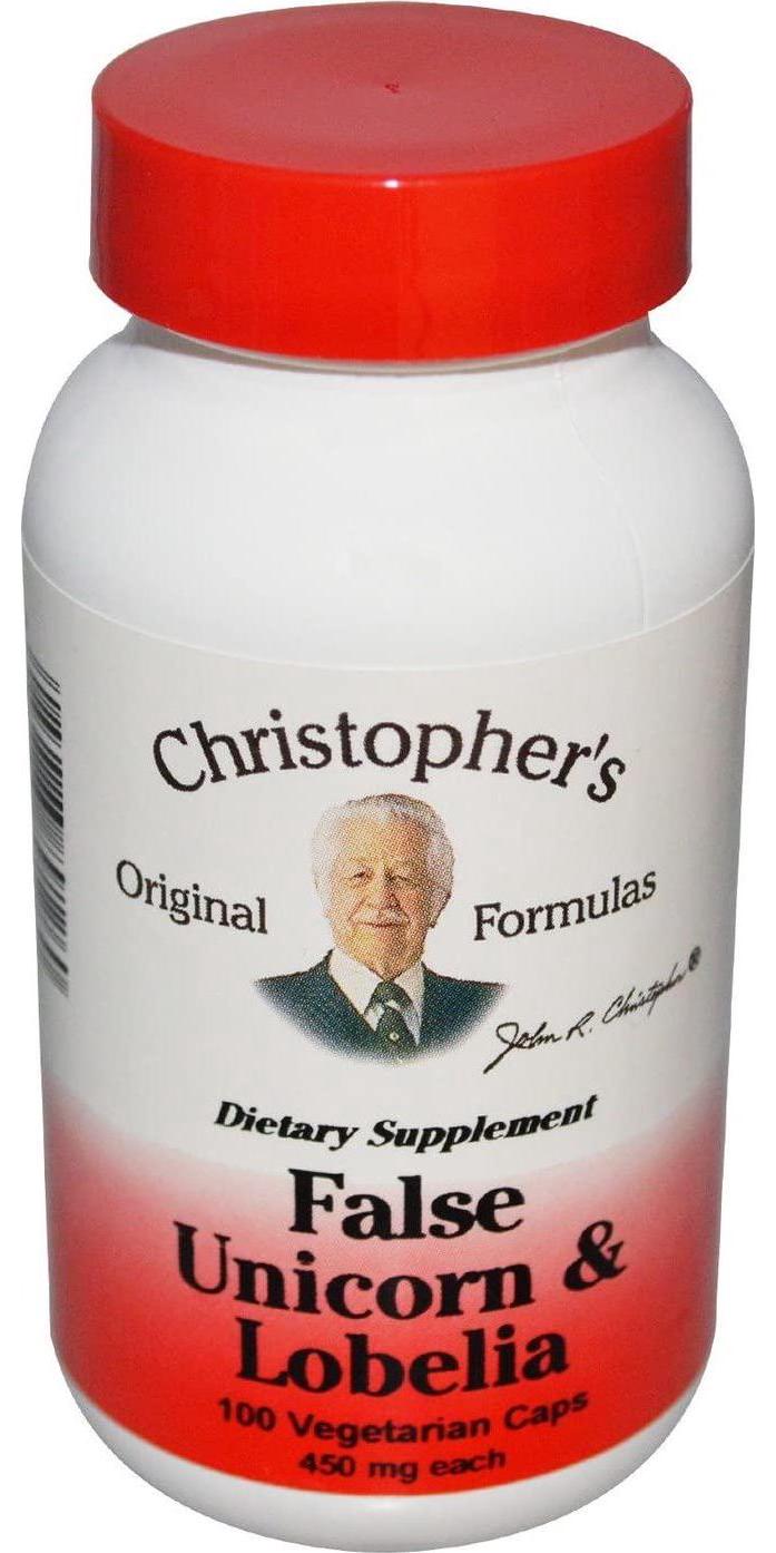Dr. Christophers Formulas Cleanse False Unicorn and Lobelia, 100 Vegicaps