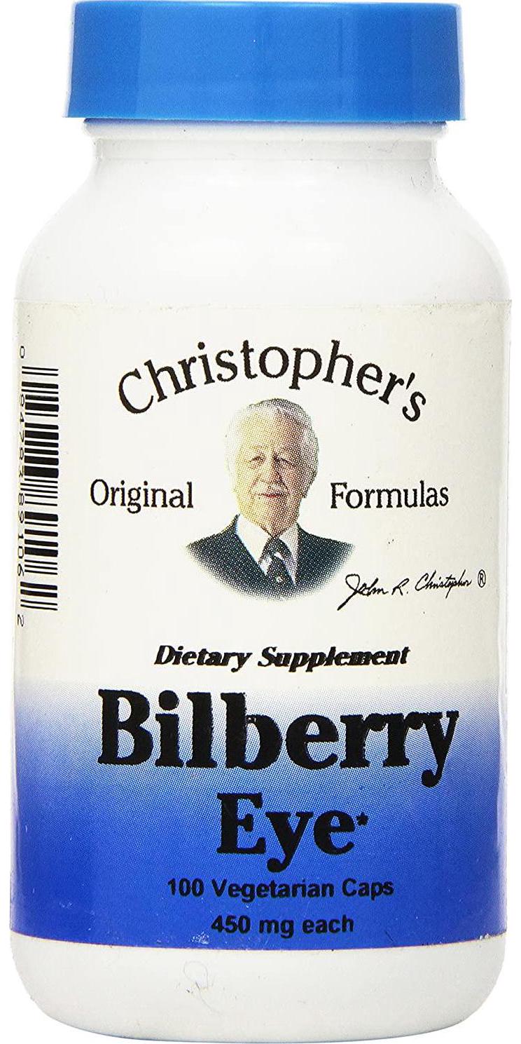 Dr. Christophers Formulas Bilberry Eye, 100 vcaps 475 mg