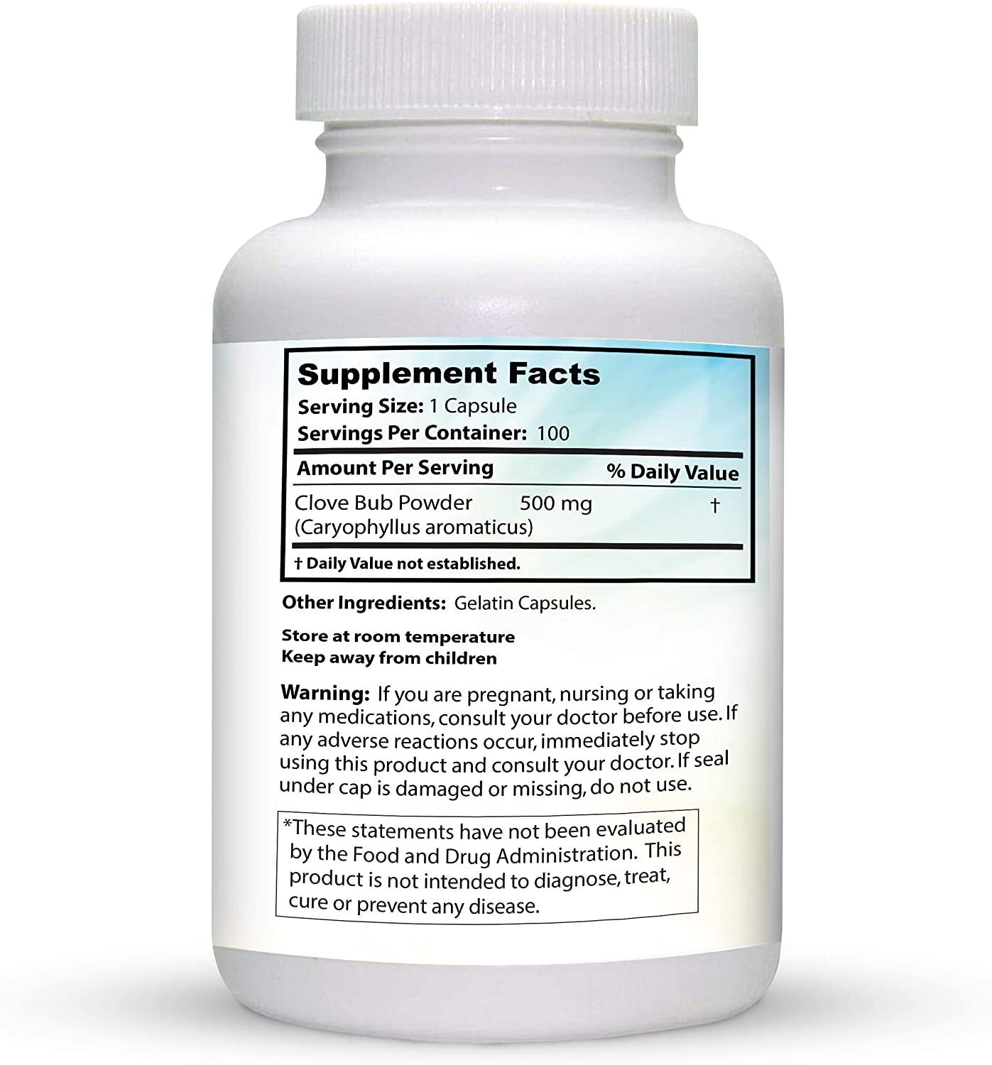 Dr. Clark Cloves Supplement, 100 capsules