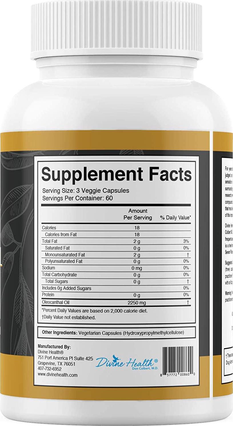 Dr. Colbert&#039;s Oleocanthal (Powerful Antioxidant Concentrated from High-Phenolic Extra Virgin Olive Oil)