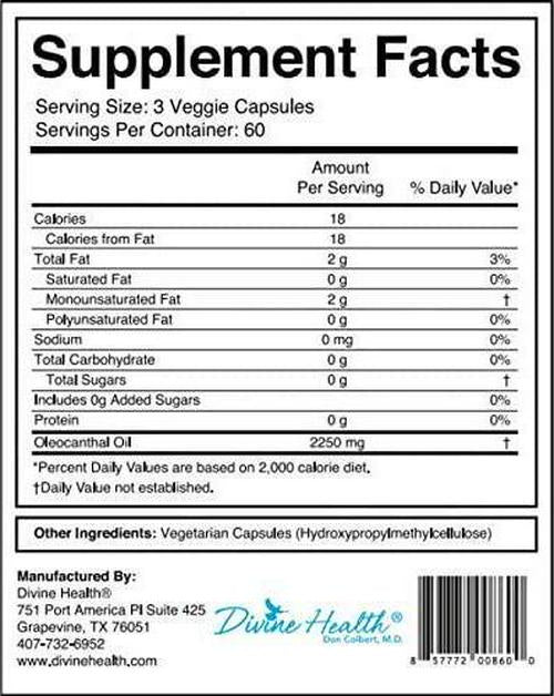 Dr. Colbert&#039;s Oleocanthal (Powerful Antioxidant Concentrated from High-Phenolic Extra Virgin Olive Oil)