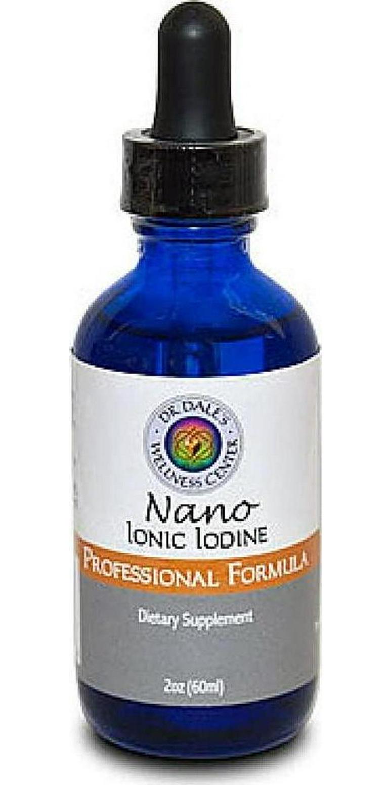 Dr. Dale's Nano Ionic Iodine - Thyroid Gland Support - Highly Effective - Non-GMO - Gluten Free – Not Irradiated, No Toxic Flow Agents, Vegan - 2 Ounce Liquid