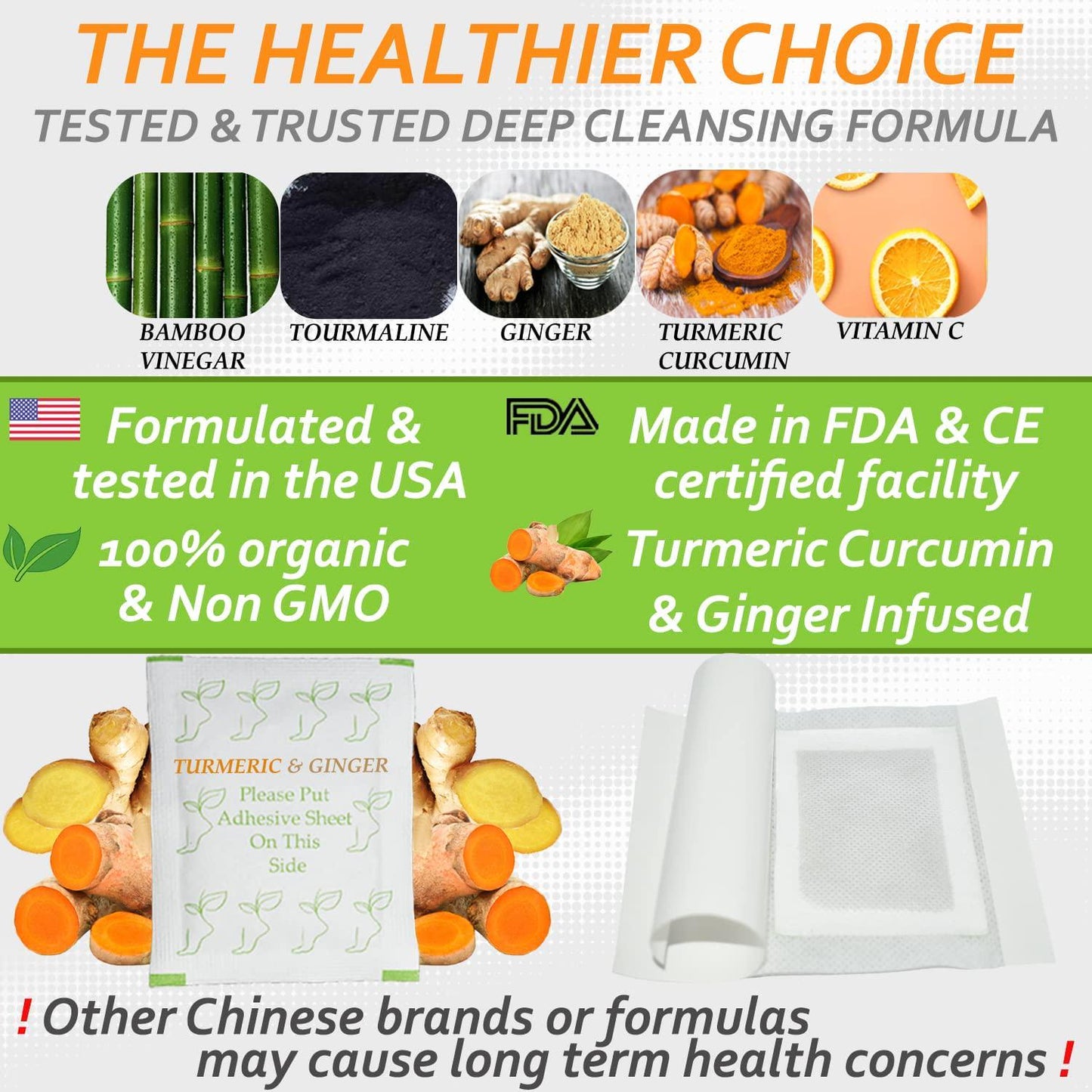 Dr. Entre&#039;s Foot Pads: Organic All Natural Formula for Pain Relief, Sleep Aid, Relaxation | Ginger and Turmeric 20 Pack