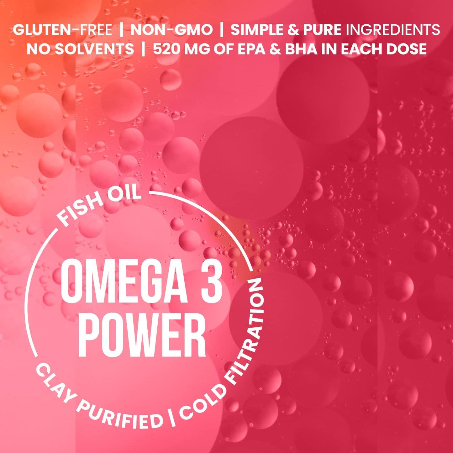 Dr. Eric Snow Omega 3 Power Dietary Supplement, Highly Absorbent Omega 3 Capsules, 90 Softgels