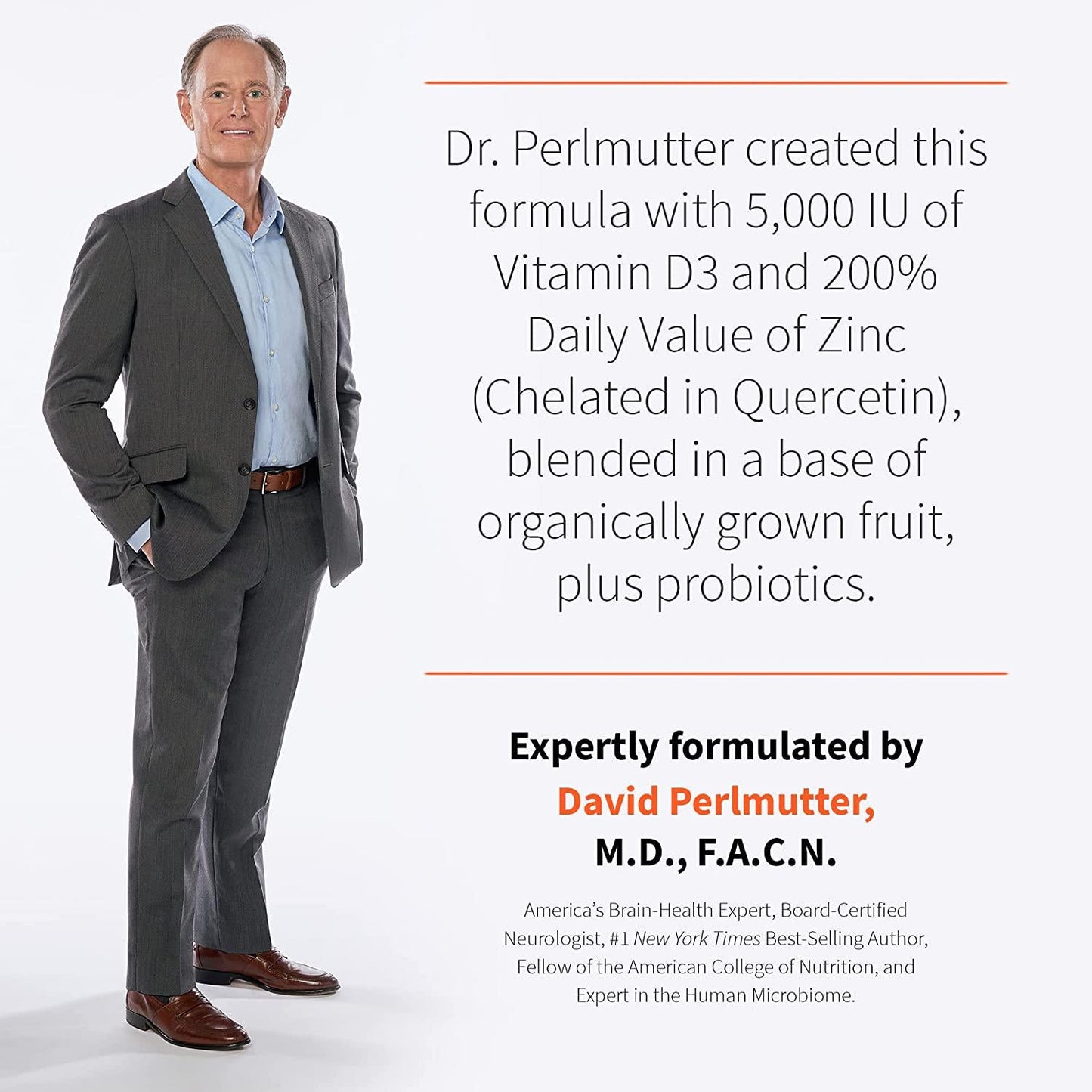 Dr. Formulated Vitamin D3 5,000 IU and Zinc 30ct