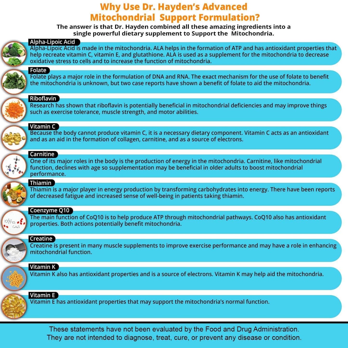 Dr. Hayden's Advanced Mitochondria Support