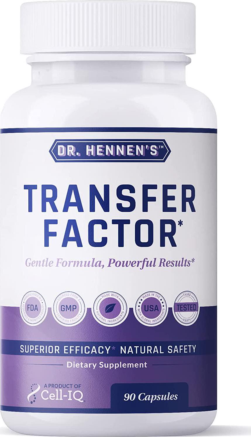 Dr. Hennen's Transfer Factor Immune Support, Human Milk Oligosaccharides, HMO, Prebiotic, Probiotic Supplement