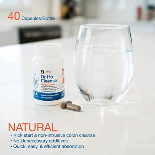 Dr. Ho Herbal Detox with Probiotics | Reduce Toxins and Impurities | Helps Cleanse Your Colon, Kidney, Bladder and Urinary Tract | Safe and Natural Supplements for Men and Women