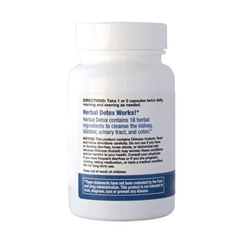 Dr. Ho Herbal Detox with Probiotics | Reduce Toxins and Impurities | Helps Cleanse Your Colon, Kidney, Bladder and Urinary Tract | Safe and Natural Supplements for Men and Women