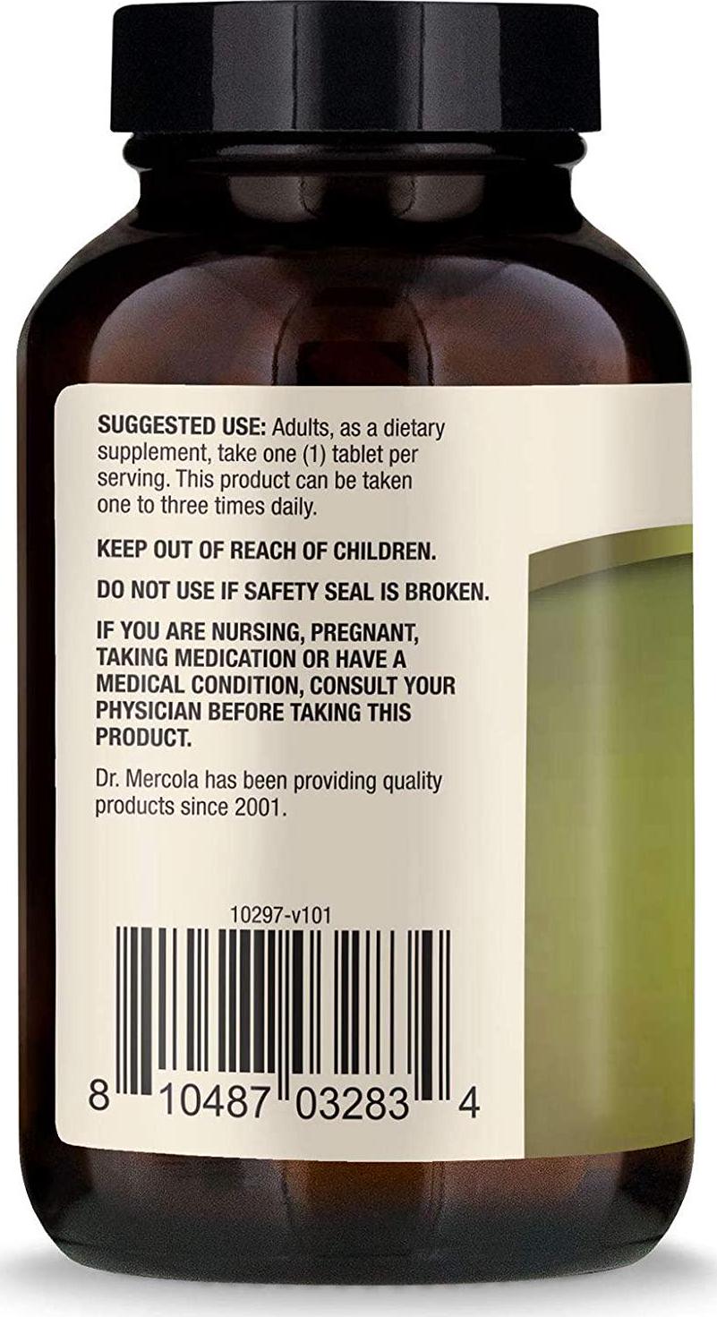 Dr. Mercola - Biodynamic Organic Fermented Moringa Dietary Supplement, 270 Servings (270 Tablets)
