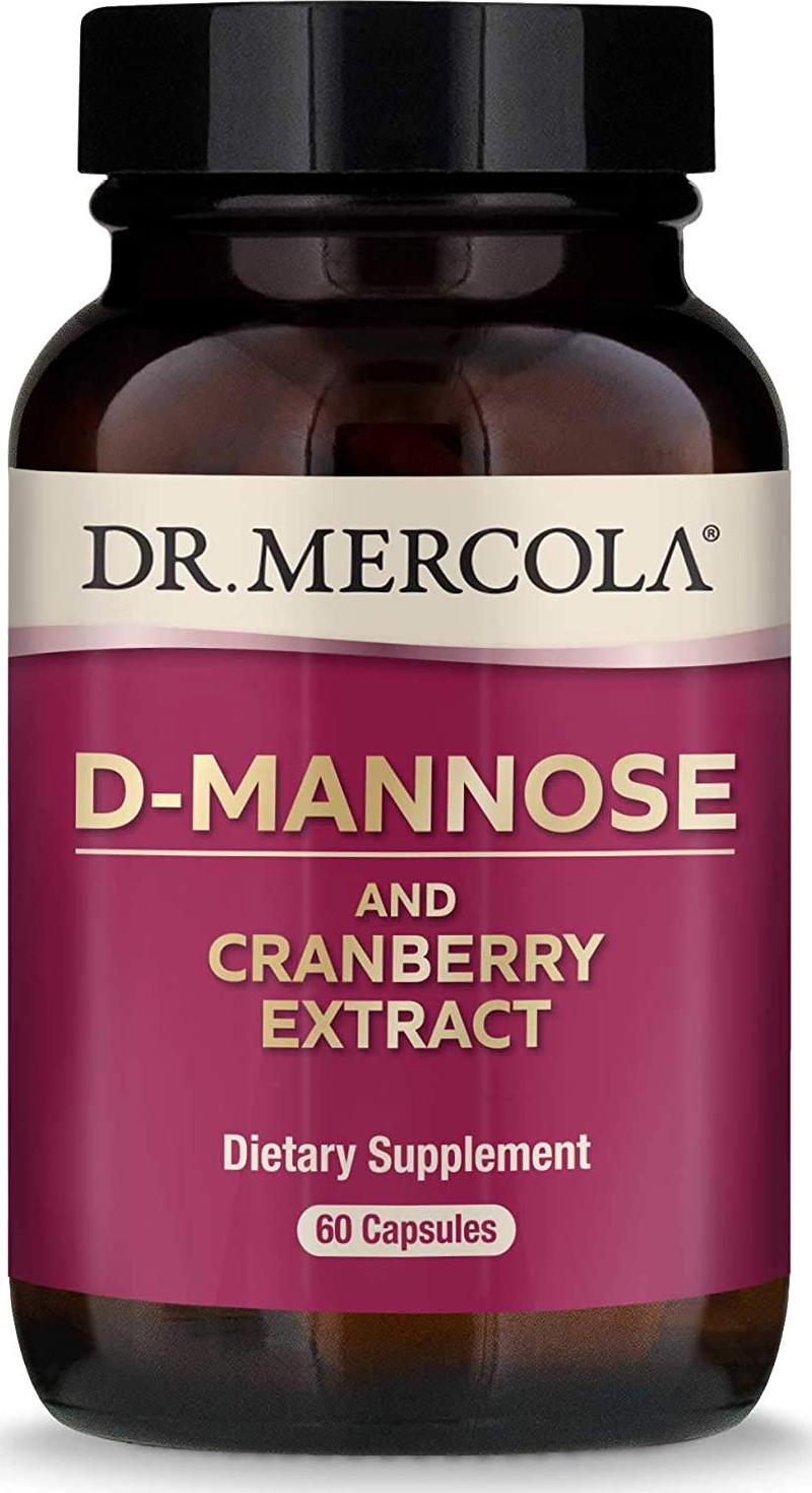 Dr Mercola D-Mannose and Cranberry Extract 60 Capsules