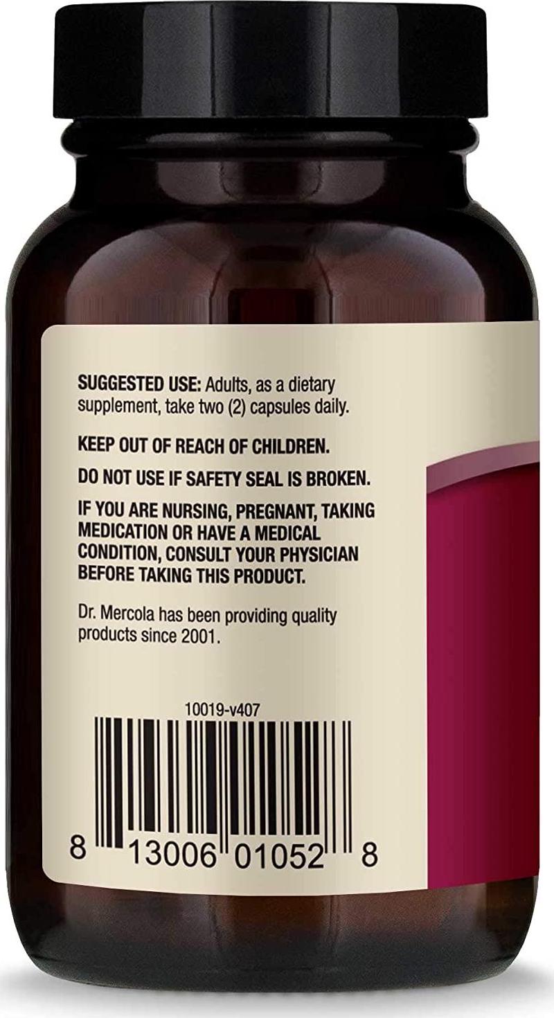 Dr Mercola D-Mannose and Cranberry Extract 60 Capsules