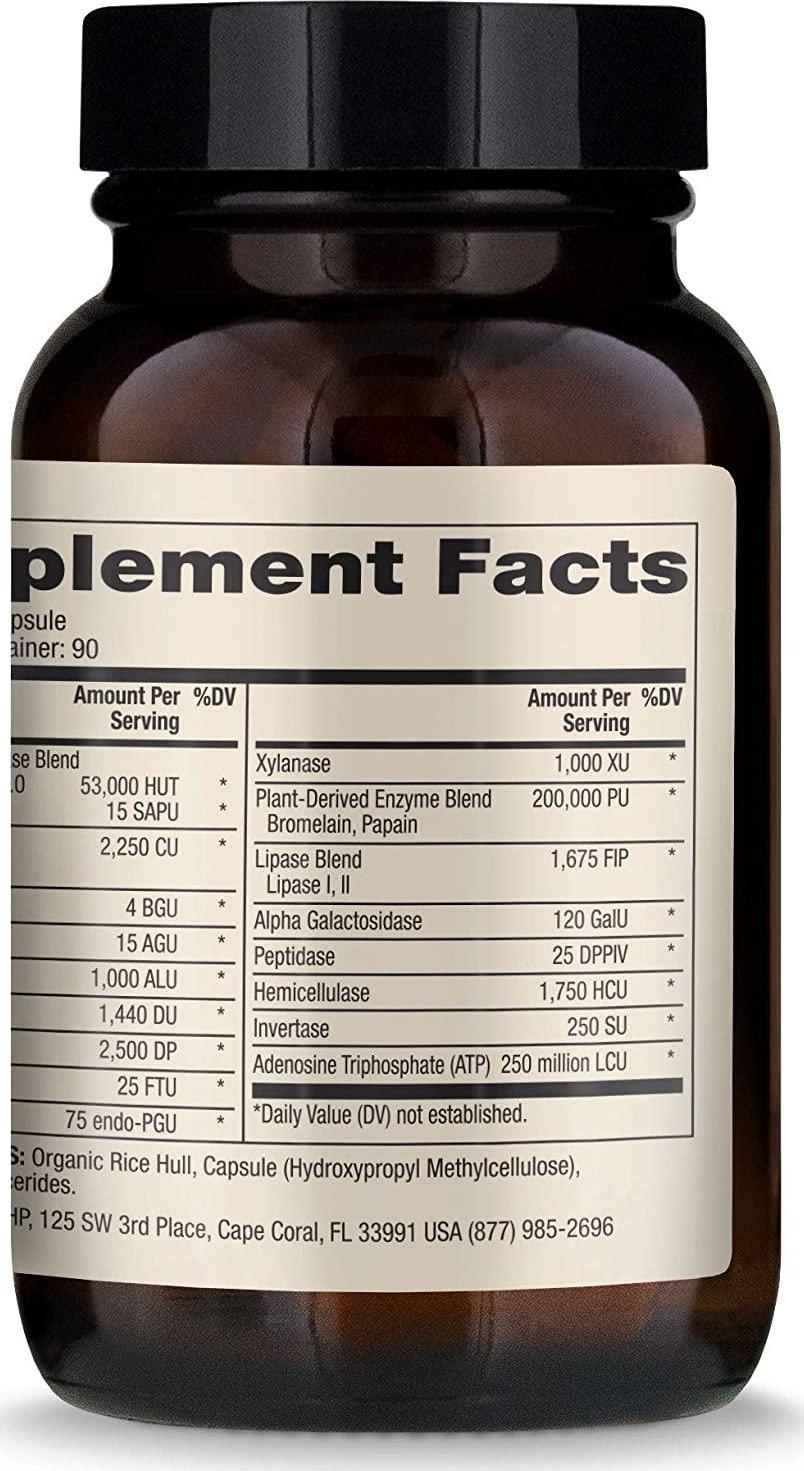 Dr. Mercola Full Spectrum Enzymes for Women, 90 Capsules