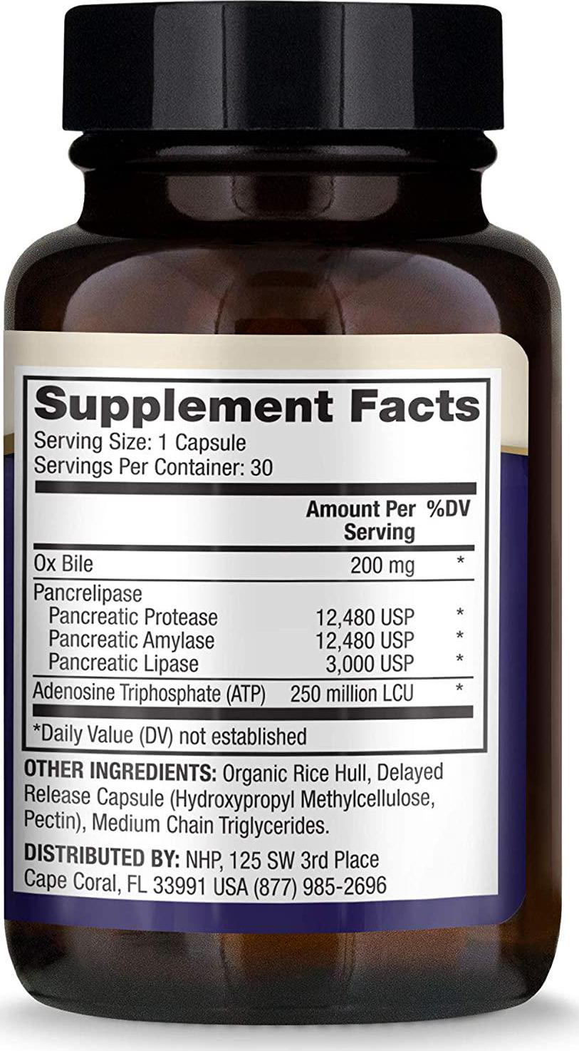 Dr. Mercola Gallbladder Enzymes, 30 Capsules