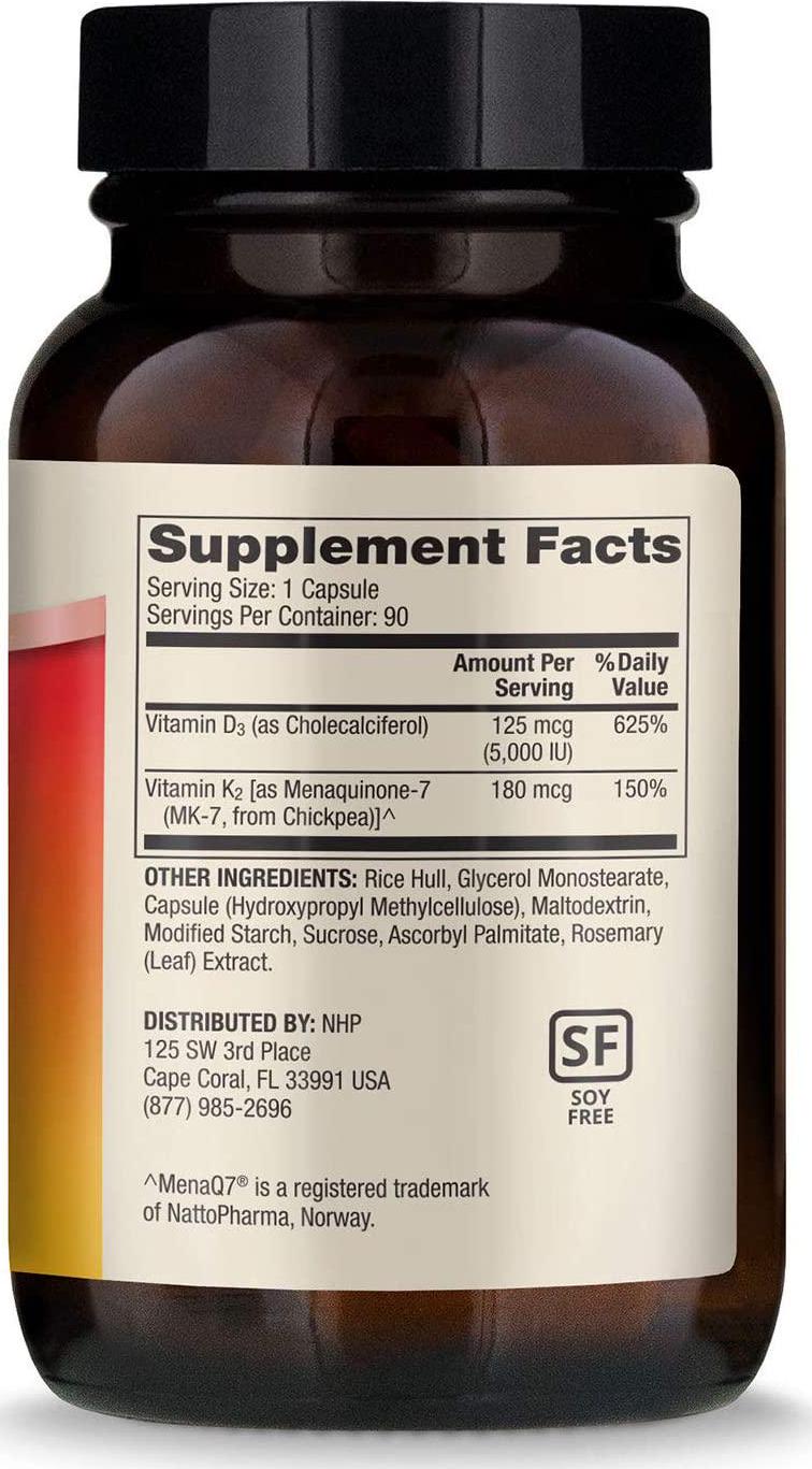 Dr. Mercola Vitamin D3 and K2-90 Capsules