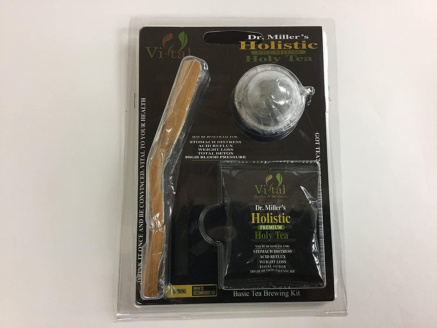 Dr. Miller's Holy Tea, Weight Loss, Detox, Energy -4 Gallons, 15 Mins- Basic Tea Brewing Kit-