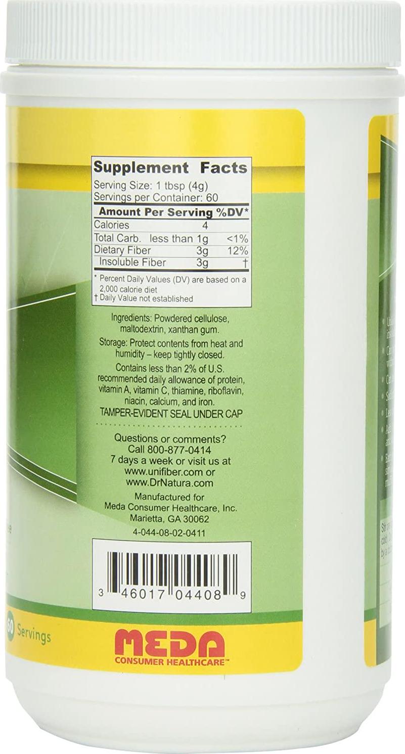 Dr. Natura Unifiber, Natural Fiber Supplement, 8.4-Ounce