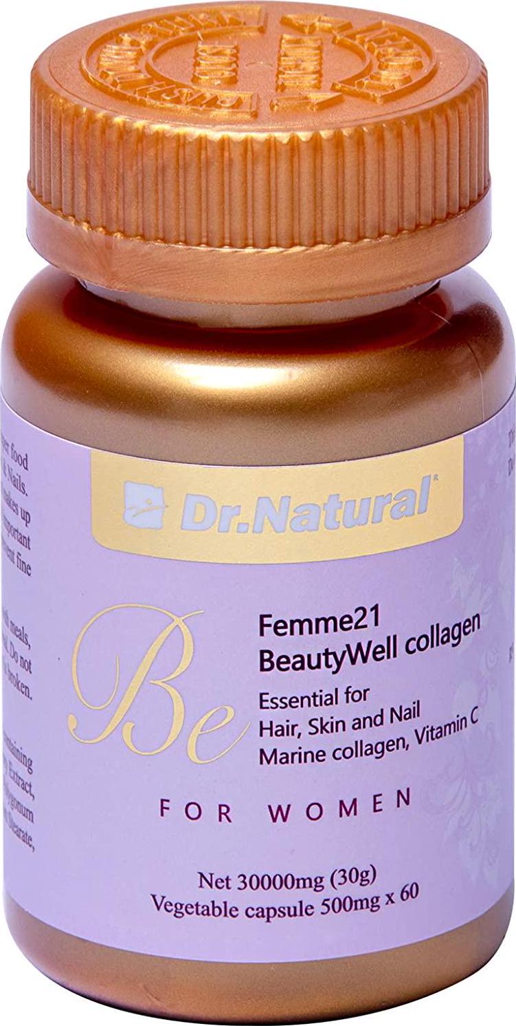 Dr. Natural Be-Femme 21 BeautyWell Marine Collagen 60capsules.