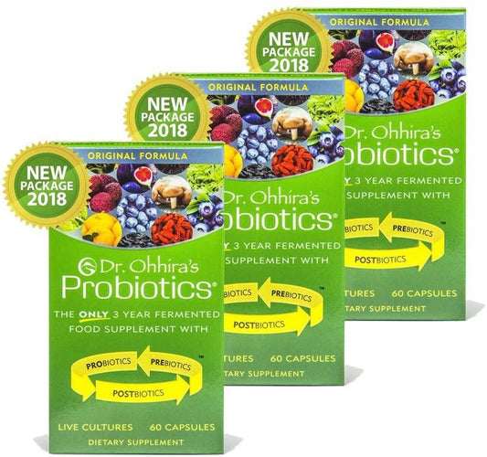 Dr. Ohhira's Probiotics Original Formula, 60 Caps (3 pack)