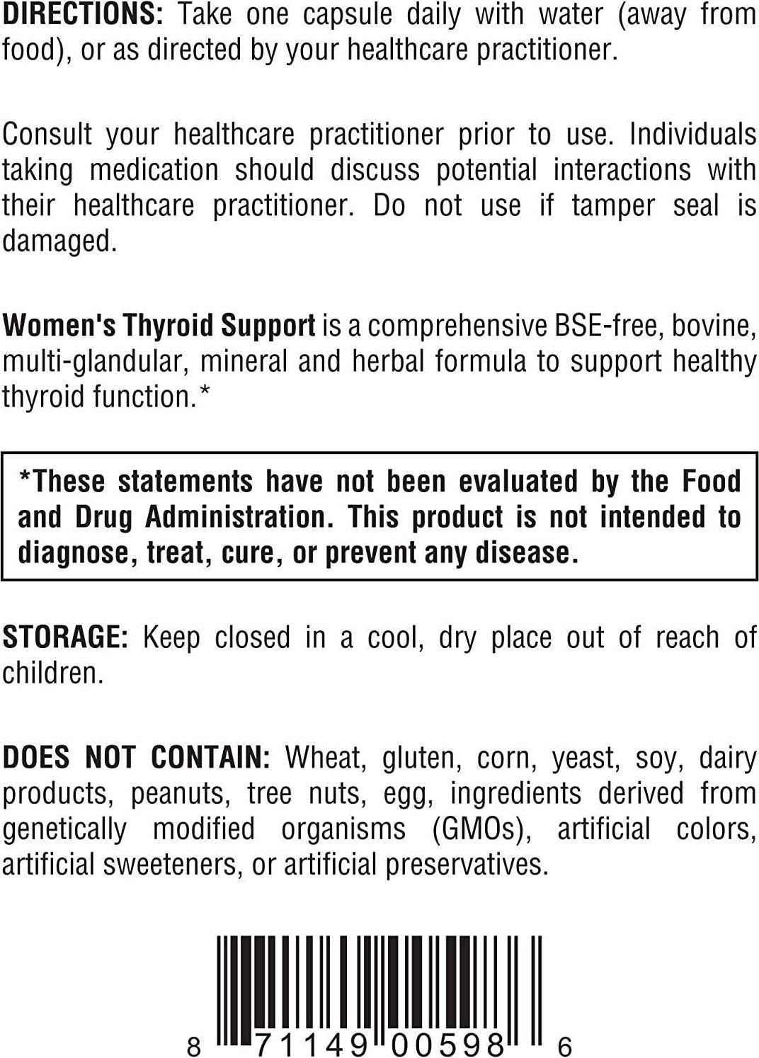 Dr Qutab The Doctor's Doctor, Women's Thyroid Support, Thyroid Support Formula