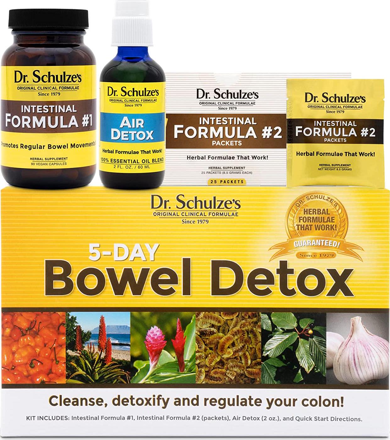 Dr. Schulze s | 5-Day Bowel Detox | Herbal Colon Cleanse | May Improve Digestion | Promotes Healthy Movements | Packets