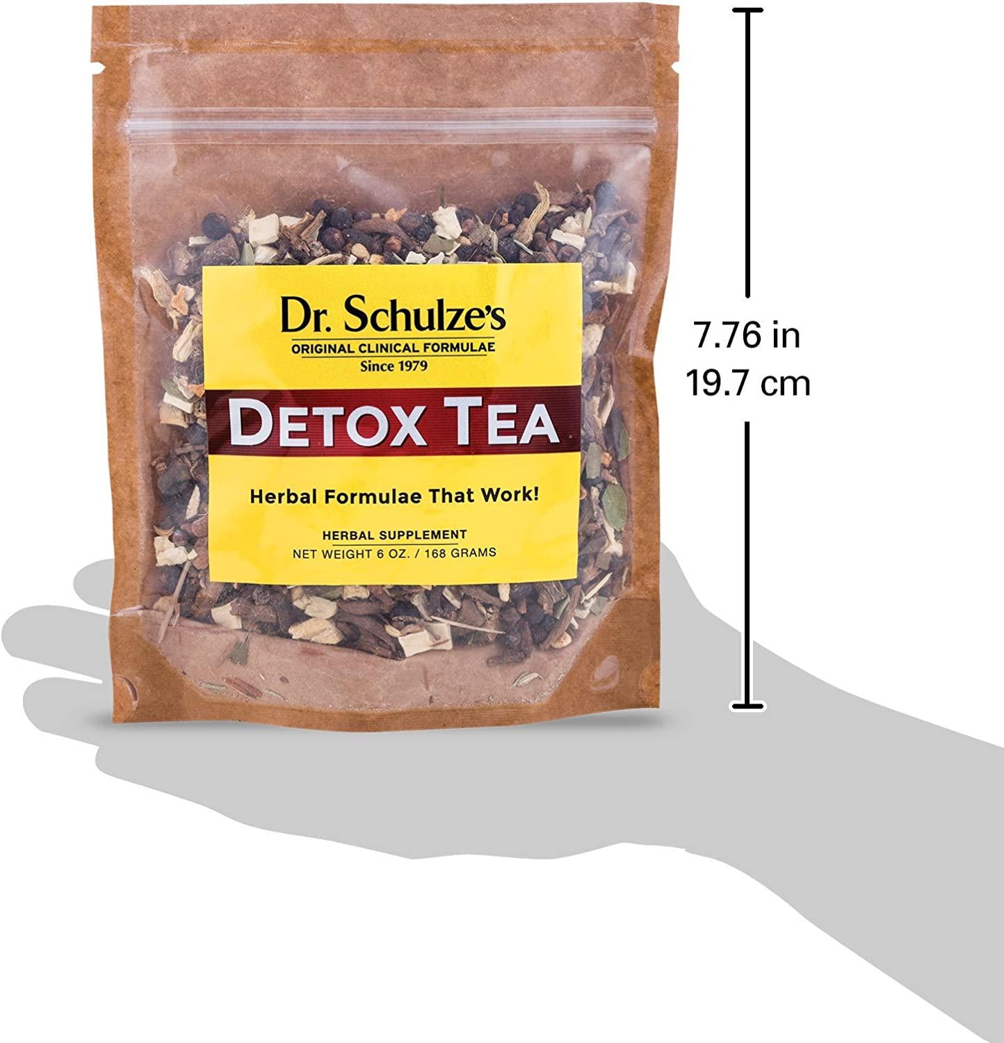 Dr. Schulze s | Detox Tea | All Purpose Herbal Tonic | Powerful Digestive Stimulant | Dietary Supplement | Ultimate Liver Cleanse | Helps Eliminate Gas and Indigestion | Release Toxins | 6 Oz. Pack