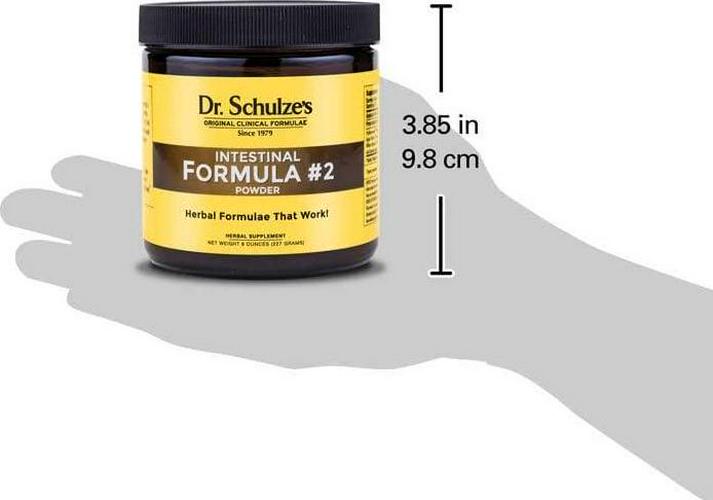 Dr. Schulze s | Intestinal Formula #2 | Herbal Colon Cleanse Formula | 8 Oz. Jar