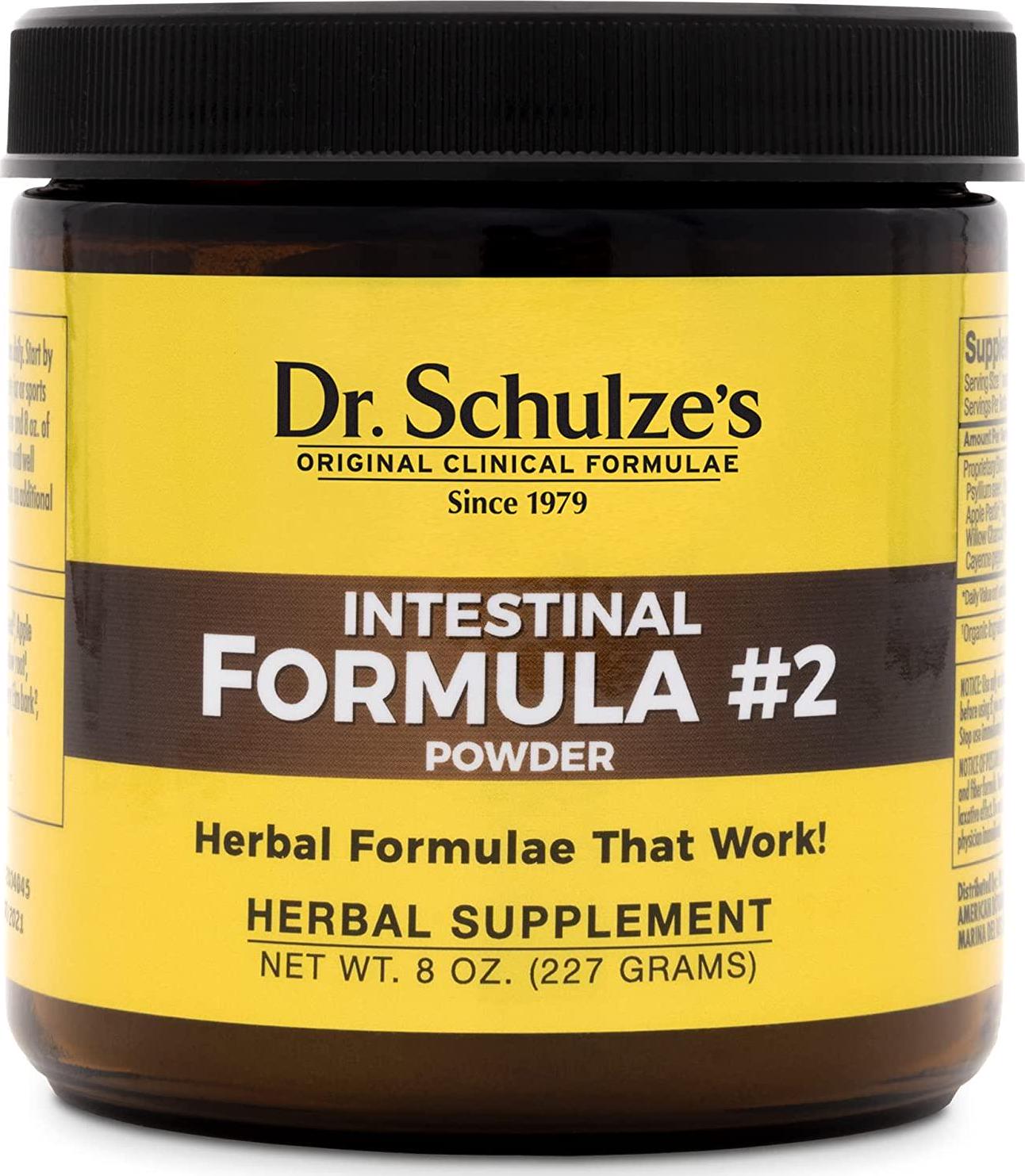 Dr. Schulze s | Intestinal Formula #2 | Herbal Colon Cleanse Formula | 8 Oz. Jar