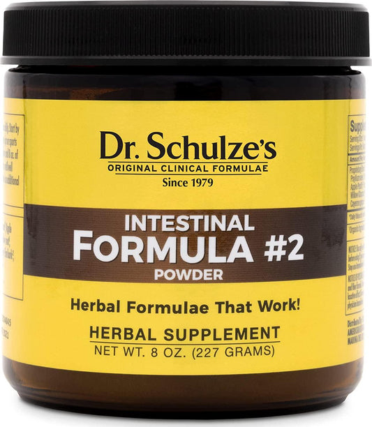 Dr. Schulze s | Intestinal Formula #2 | Herbal Colon Cleanse Formula | 8 Oz. Jar