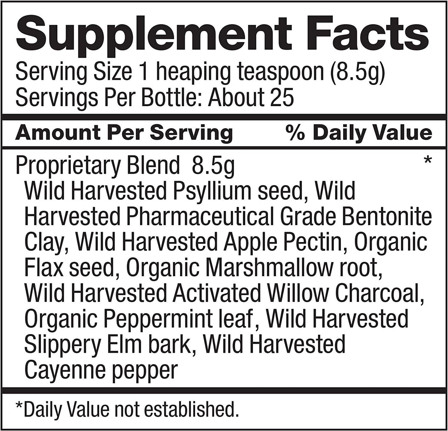 Dr. Schulze s | Intestinal Formula #2 | Herbal Colon Cleanse Formula | 8 Oz. Jar