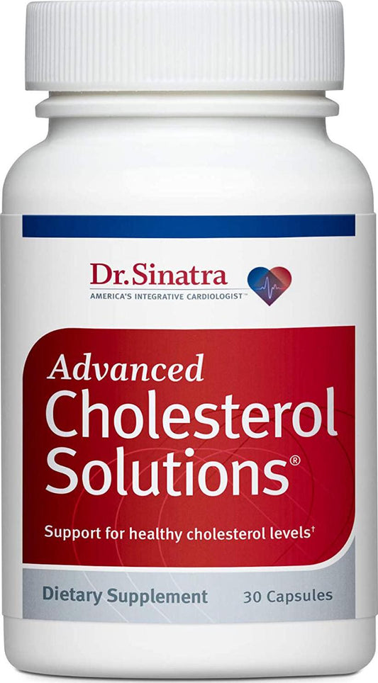 Dr. Sinatra&#039;s Advanced Cholesterol Solutions Heart Health Supplement with Citrus Bergamot, 30 Capsules (30-Day Supply)