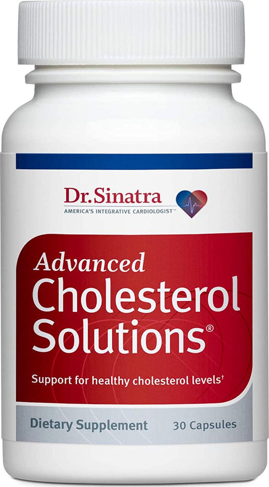 Dr. Sinatra's Advanced Cholesterol Solutions Heart Health Supplement with Citrus Bergamot, 30 Capsules (30-Day Supply)