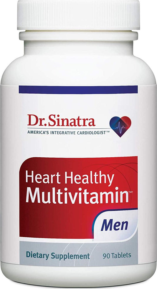 Dr. Sinatra's Heart Healthy Multivitamin for Men, 90 Tablets (30-Day Supply)