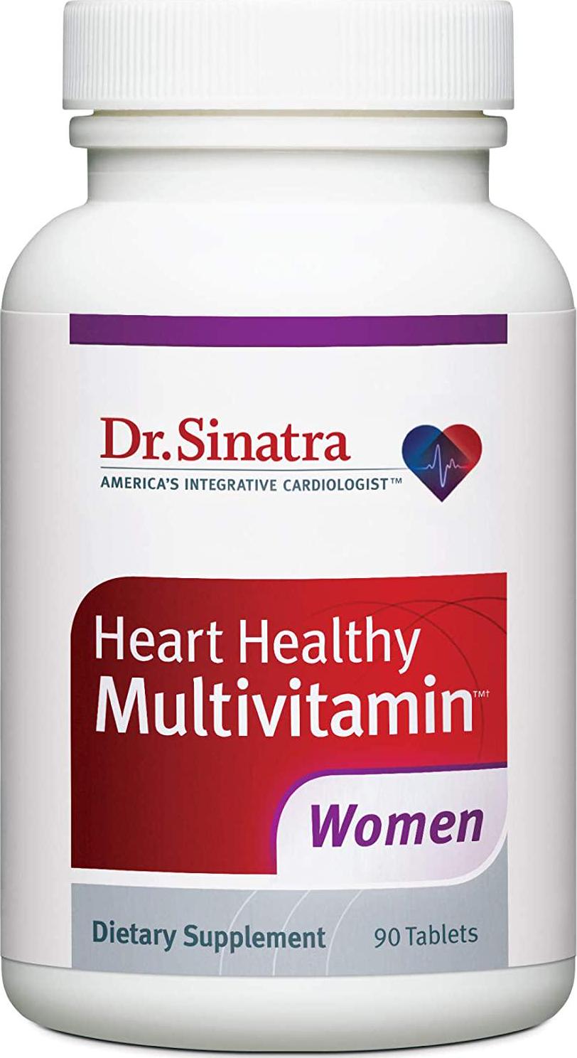 Dr. Sinatra's Heart Healthy Multivitamin for Women, 90 Tablets (30-Day Supply)