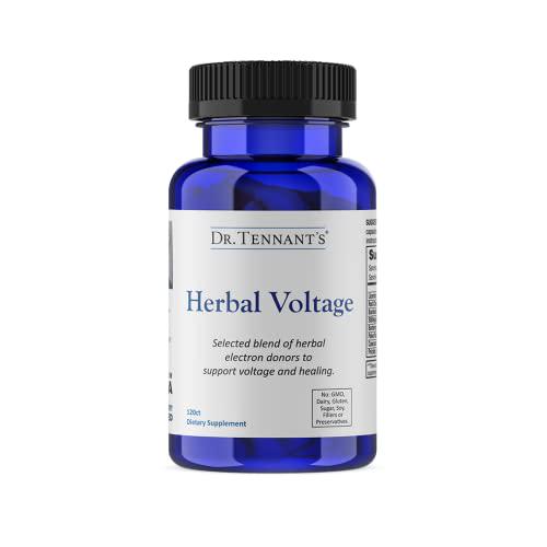 Dr. Tennant s Herbal Voltage | Supplement to Increase Body s Energy and Natural Healing - Supports Focus, Energy, Mood, All Without Caffeine - 100% Natural Supplement - 120 Capsules