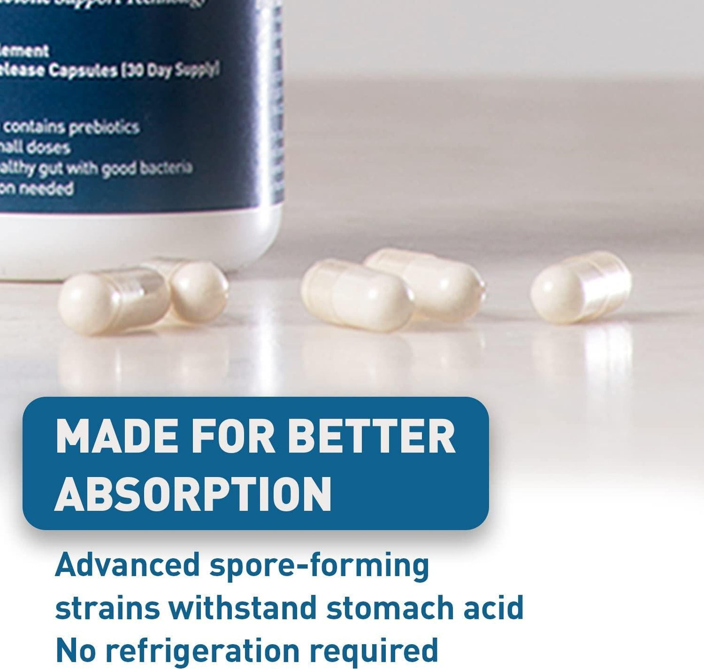 Dr. Tobias Deep Immune Probiotics and Prebiotics, 4.4 Billion CFU, Supports Healthy Gut, 120 Capsules, (2 Daily, 60 Day Supply)