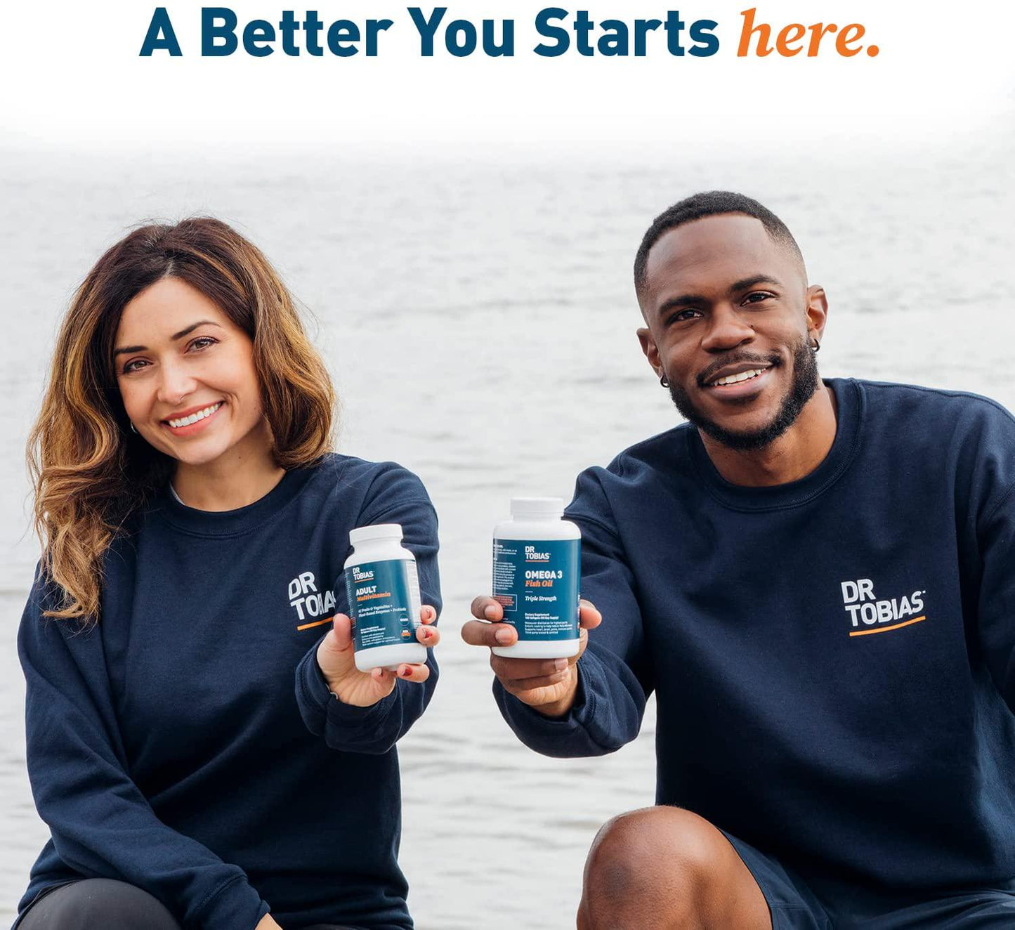 Dr. Tobias Deep Immune Probiotics and Prebiotics, 4.4 Billion CFU, Supports Healthy Gut, 180 Capsules, (2 Daily, 90 Day Supply)