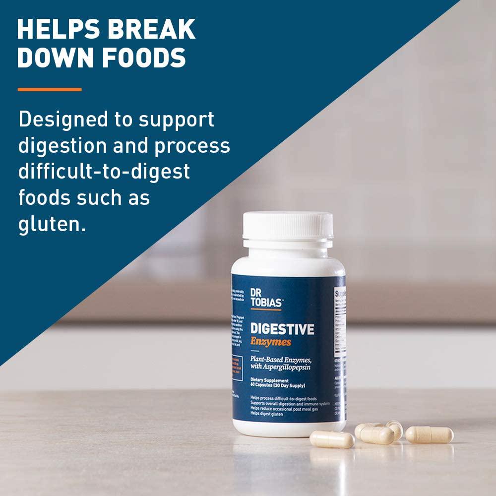 Dr. Tobias Digestive Enzymes Supplement, 30 Capsules